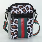 Neoprene Cellphone Bag - Grey Cheetah