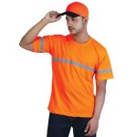High Visibility T-Shirt With Reflective Tape