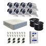 Hikvision 8 Channel Turbo Dvr With 1TB Hdd & 8 Cameras Diy Cctv Kit