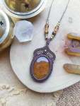 Goldair Gold Aventurine Pendant Necklace By Autumn Essence