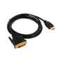 HDMI To Vga Cable - Video Converter Cord Vga Adapter 1.5M