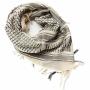 Free Soldier Scarf Military Shemagh Tactical Desert Keffiyeh Head Neck Scarf Arab Wrap With Tassel 43X43 Inches Tan