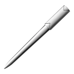 Sleek BD3691 - Design Metal Letter Opener Silver Std