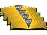 Adata AX4U3300W4G16-QGZ Xpg Z1 Yellow 16GB 4 X 4GB Kit DDR4-3300MHZ CL16 1.2V Desktop Memory