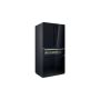 Siemens IQ700 Black Glass French Door Fridge/freezer With Wine Drawer KF96RSBEA