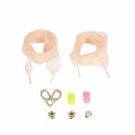 Customization Kit With Voile Pendants -peach