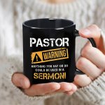 1PC Pastor Coffee Mug 11OZ Porcelain Coffee Cups Will Be Used In A Sermon Water Cups Summer Winter Drinkware Birthday Gifts Holi