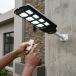 400W Solar Street Light With Motion Sensor And Remote
