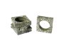 Terrazzo Napkin Rings Set Of 4 Olive And White