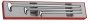 Teng Tools 3PC Roll Heel Pry Bar Tray