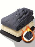 Warm Fleece Joggers Men's Casual Loose Fit Waist Drawstring Pants For Fall Winter Outdoor Activities