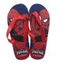 Boys Spiderman Red Strap Flip Flops