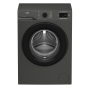 Defy 8KG Steamcure Front Loader Washing Machine Manhattan Grey DAW396
