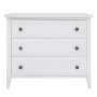 Hampton Chest 3 Drawers White