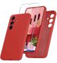 Cover For Samsung Galaxy A15 - Silicone Case With Screen Protector - Dg