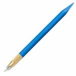 Blue Designer Graphic Art Knife + 5 Replacement 4MM Blades Ctr AK-5-5B-BLU