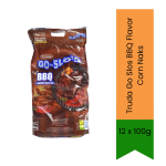 Go Slos Bbq Corn Snacks 12 X 100G Smoky Bbq Flavour Crunchy Corn Chips Ready-to-eat Snack Pack Perfect For Sharing