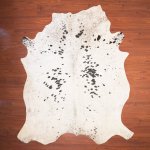B Grade Nguni Hide 246 Black white XL - Extra Large Black white Spotted