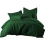Duvet Cover Set Wrinkle Resistant Sleep Well Bedding 3 Piece Forest Green