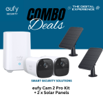 Cam 2 Pro Kit – 2 Cameras Homebase + 2 X Solar Panel Chargers