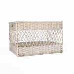 Wicker Weave Storage Basket - Large - 45 Cm L X 35 Cm W X 30 Cm H