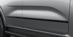 Next Gen Ford Everest Matte Black Door Speed Stripes Decals For