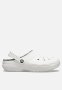 Crocs Classic Lined Clog - White & Grey