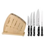 Century Knife Block Set With Wooden Holder - 6 Pieces