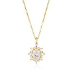 Georgini Iconic Bride Eloise Gold Pendant