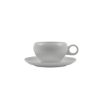 - Irregular Cup & Saucer White