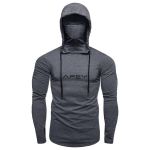 Hoodies For Men & Women - Ninja Gym Tops Activewear Sweatshirts - Grey