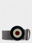 Distressed Target Buckle Belt Leather - Sustained Grey - 40 Sustained Grey