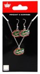 Florida Gators - Ncaa Earrings & Pendant Necklace Gift Set