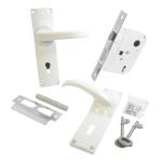 Lock 2L White Furn Alu White Gloss Q 1 M6E50