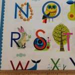 100% Tton Printed Alphabet 6