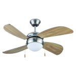 Goldair - 4-BLADE Ceiling Fan 106CM With 1 Light - GCF-132