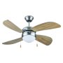 Goldair - 4-BLADE Ceiling Fan 106CM With 1 Light - GCF-132