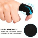 10PCS Finger Arthritis Sleeves Elastic Thumb Splint Brace Support Protector Finger Compression Sleeve For Arthritis Joint Breath