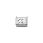 Composable Link Peace Symbol Sterling Silver