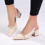 Madison Goddess Heel - Off White - 8