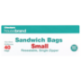 Housebrand Small Zipper Sandwich Bags 40 Pack