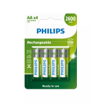 Philips Rechargeable Battery Aa 4 Pack 2600 Mah