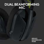 Logitech G435 Wireless Gaming Headset Lightweight 165G Bluetooth & Lightspeed Built-in Mics – New