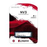 Kingston NV3 M.2 4TB Pcie 4.0 Nvme Internal SSD SNV3S 4000G