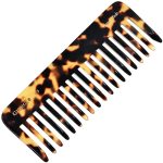 Giorgio G49 Yellow Tokio Large Wide Tooth Detangler Comb For Thick curly wavy Hair Detangler Comb For Wet dry Use. Handmade Of Q