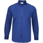 Mens Long Sleeve Viscount Shirt Royal Blue