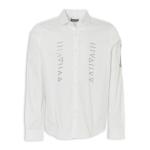 White Printed Long Sleeve Shirt