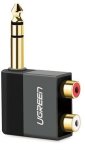 UGreen 6.35 6.5MM M To 2RCA F Audio Adapter