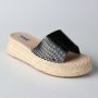 Madison Courtney Slip-on Wedge Black