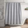 Sensea Frame Shower Curtain Grey And White Lines W180CMXH200CM